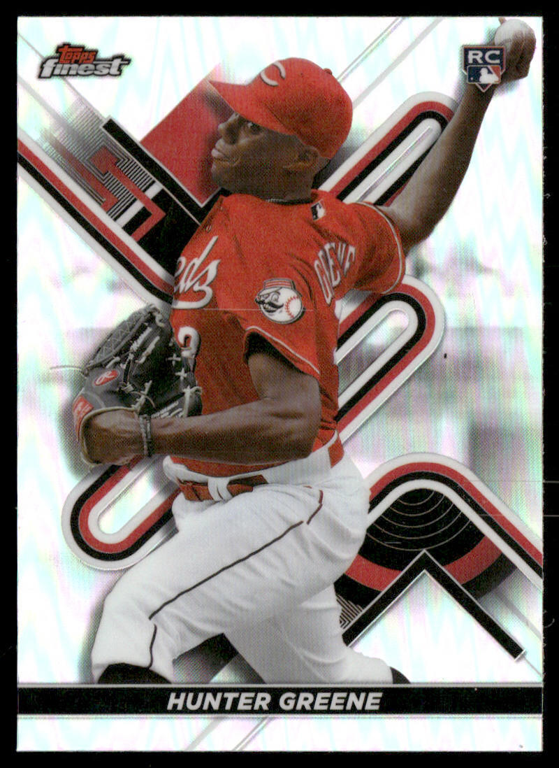 Hunter Greene 2022 Finest Refractors #69 RC Cincinnati Reds