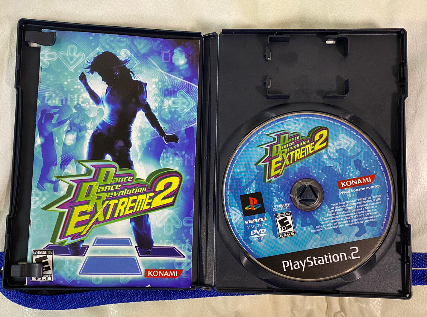 GameStop Dance Pad Extreme Mat For PS2 W/Dance Dance Revolution Extreme 2 Game eBay