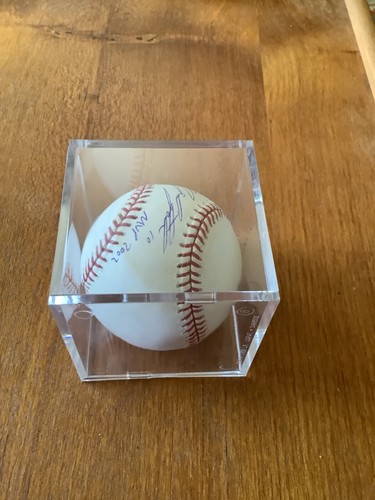 Miguel Tejada Signed Autographed Baseball with Orioles Auth. Seal, #10, MVP 2002 - Picture 4 of 10