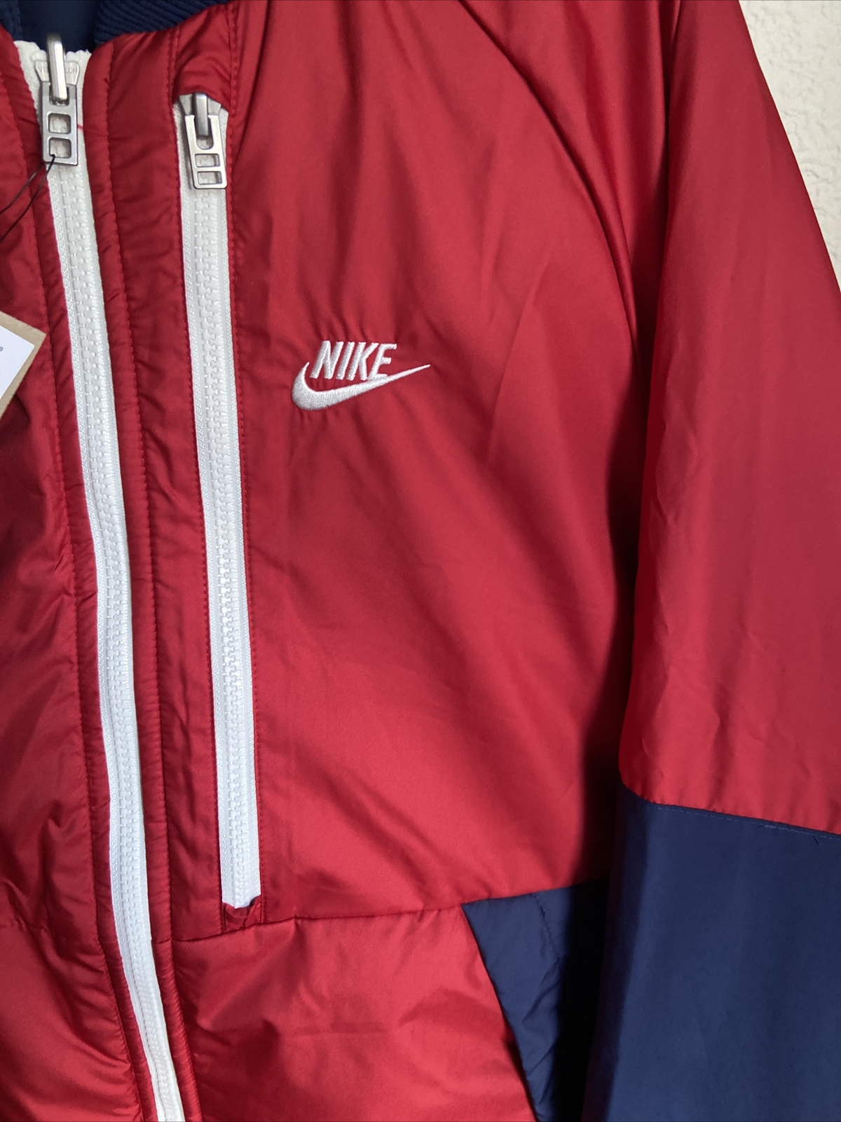 Nike Therma-Fit Sportswear Legacy Reversible Bomber Puffer Jacket M DD6849-687 image 6