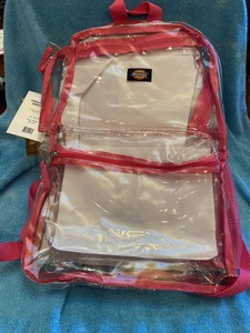dickies clear pvc backpack
