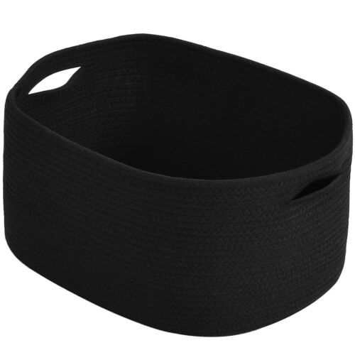 Cotton Rope Storage Baskets 15x10x9 in, Decorative Woven Baskets for Storage,...