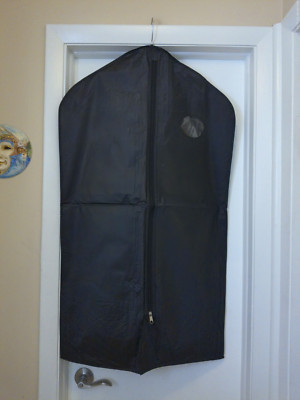 6 Men's Black Suit Garment Bags New No Tags Or Box 39'' X 23''