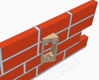 Ring Doorbell Angle Mount Wedge Adapter Mounting Plate Bracket