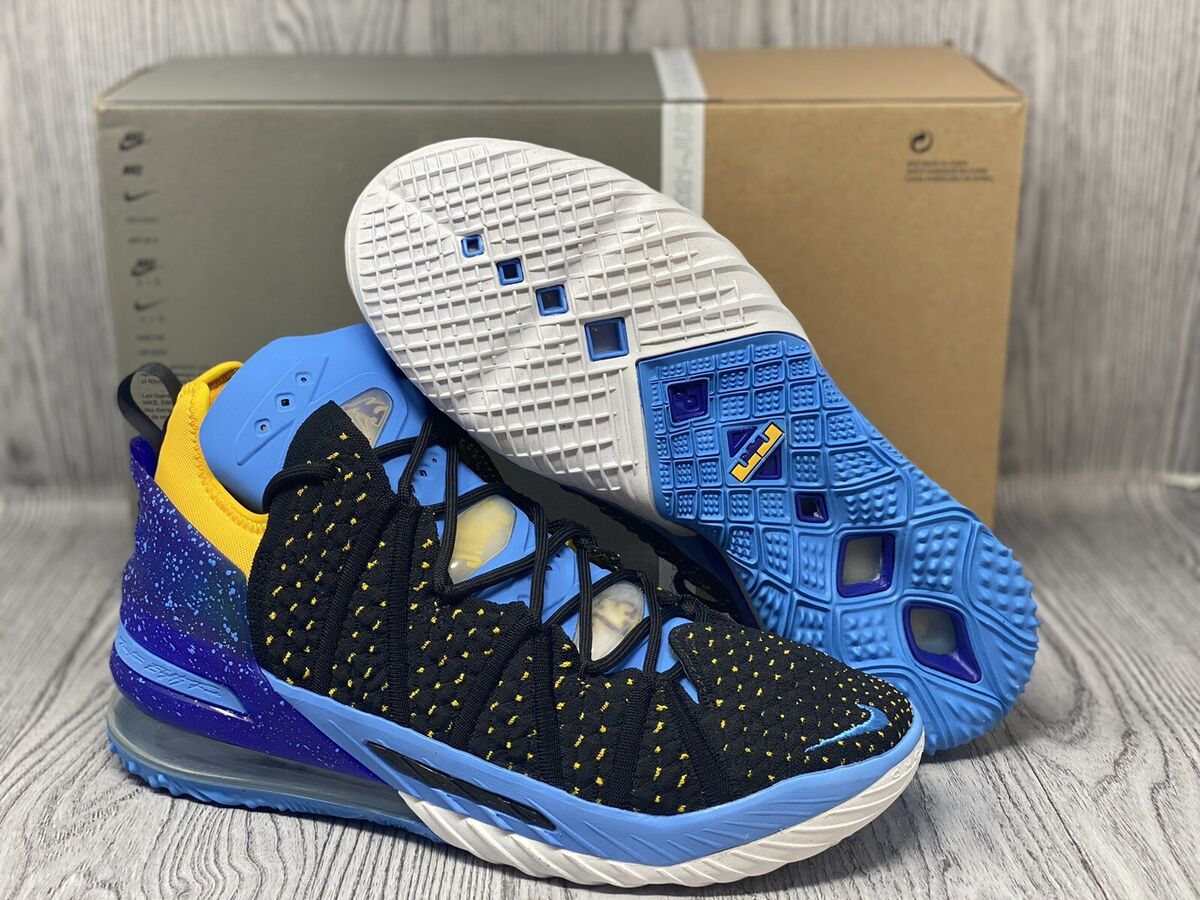 Nike LeBron 18 Dynasty Minneapolis Lakers CQ9283-006 Men's Nike LeBron 18 Dynasty Minneapolis Lakers CQ9283-006 Men's