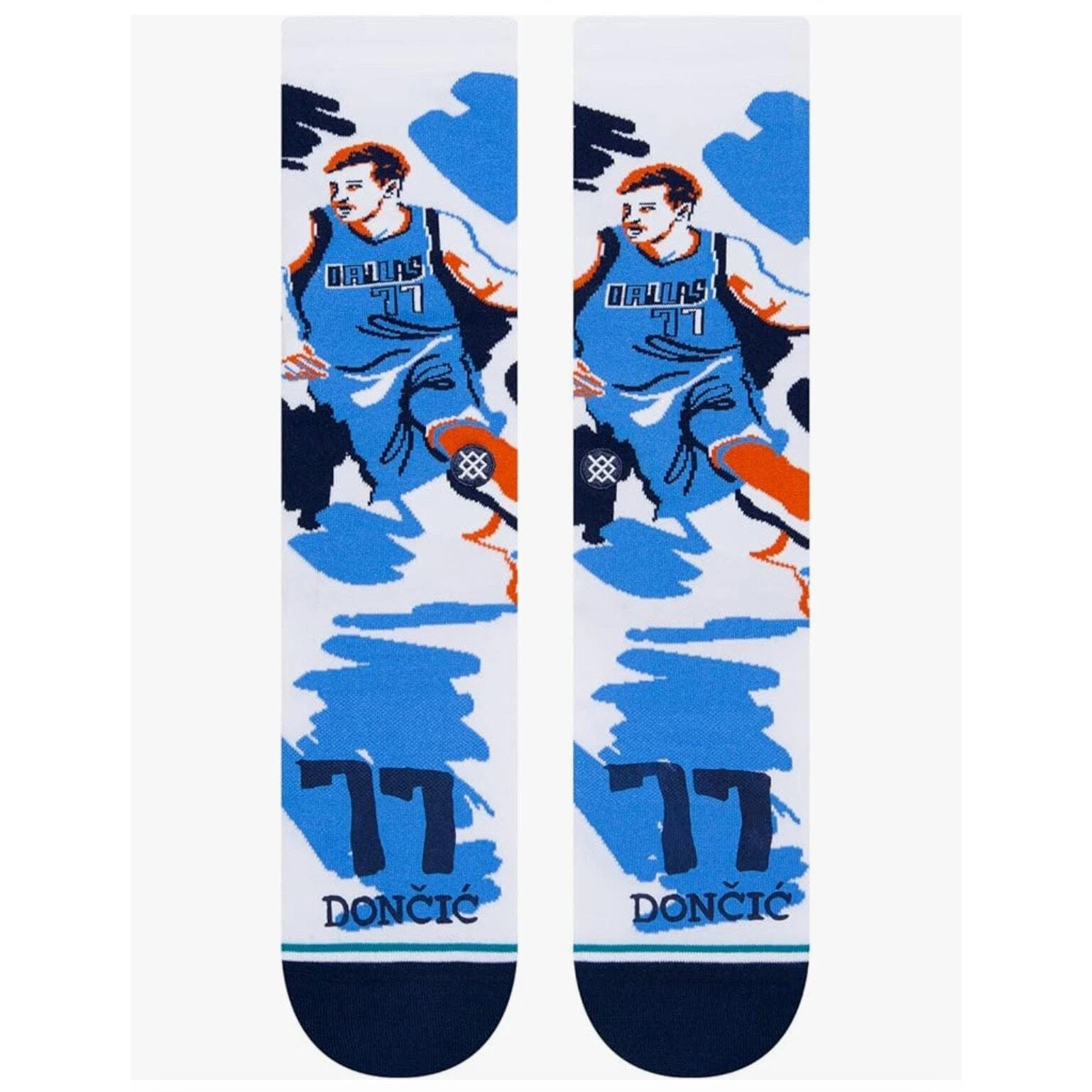 Stance combed cotton blend crew socks Dallas Mavericks men’s size large new!