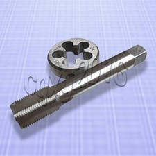 1 set 5/8-24 UNEF right-hand Machine tap  die HSS Thread Tools 5/8in-24