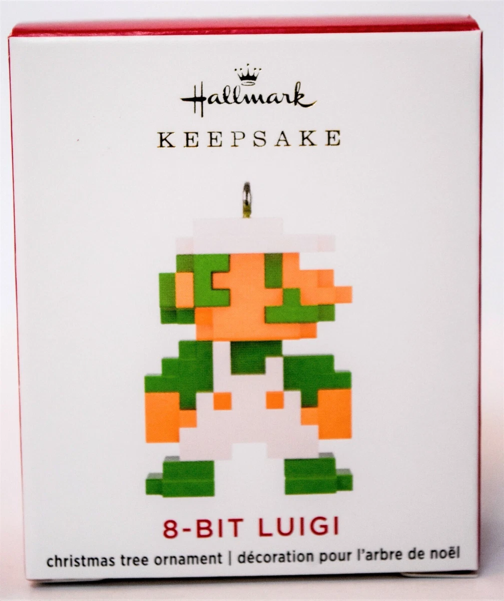 Hallmark 8 Bit Luigi Nintendo Miniature Ornament 2020 eBay