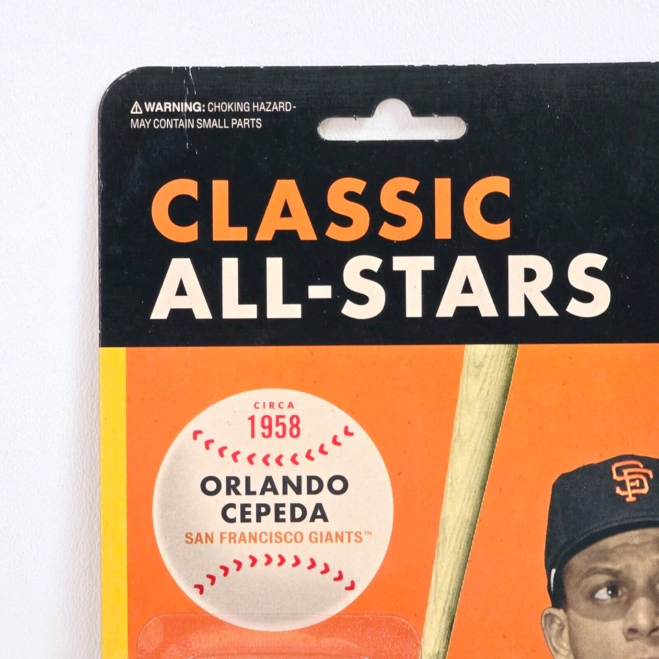 2019 Super7 Classic All-Stars 1958 Orlando Cepeda Giants Figure - NEW SEALED - Image 2 of 4