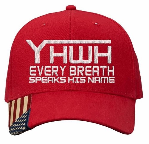 Sombrero cristiano para hombre - YHWH bordado cada aliento habla su nombre sombrero Jesús - Imagen 3 de 16