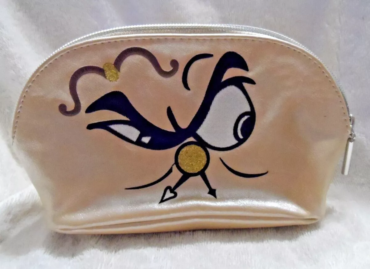 Danielle Nicole Disney Beauty And The Beast Cogsworth Makeup Bag