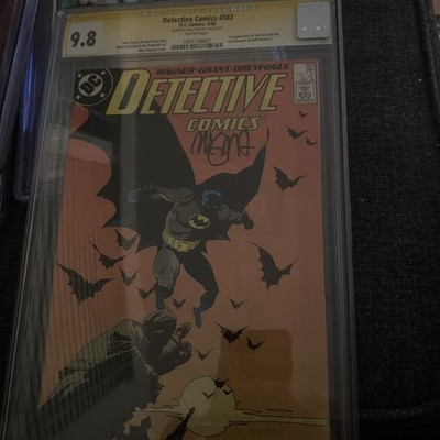 Detective Comics #583 CGC SS 9.8 SIGNED Mike Mignola 1st Ventriloquist, Scarface