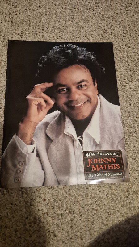 Johnny Mathis 40th Anniversary: The Voice of Romance Program/Tour Booklet