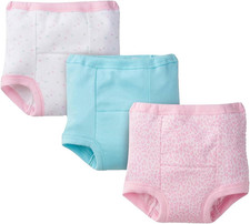 Little Girls' 3-Pack Training Pant - Hearts