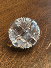 Vintage 24 Lead Crystal Ball Paper Weight