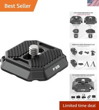 FALCAM F38 Quick Release Plate - Durable Aluminum with Quick Attachment System