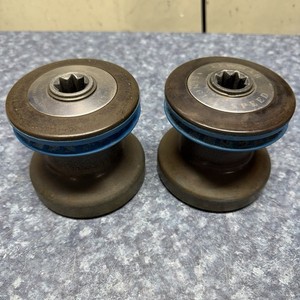 Pair (2) Lewmar 7 Single Speed Winch Stainless & Bronze Sailing Winches