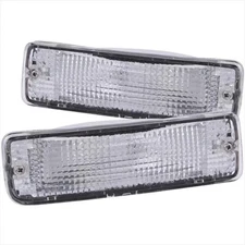 ANZO 511019 Toyota Pickup 89-95 Parking Signal Lights- Chrome Clear