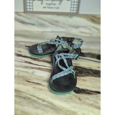 Chaco Kids Junior Z/1 Ecotread Sandals Teal Purple Black Strappy Size 4 Gorpcore