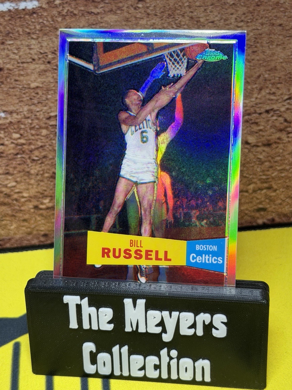2007-08 Topps Chrome #6 Bill Russell  1957-58 Variations Silver Refractor /999🔥