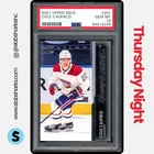 2021 UPPER DECK #201 COLE CAUFIELD YOUNG GUNS RC ROOKIE PSA 10
