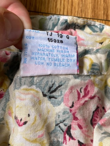 Vintage 80s-90s Lightly Worn Baby Guess Floral Pattern Shirt Sz 5Y Made in Usa - Picture 8 of 11