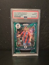 Joachim Andersen Rookie SSP #/9 Green Choice Prizm PSA 10 Gem Mint RC