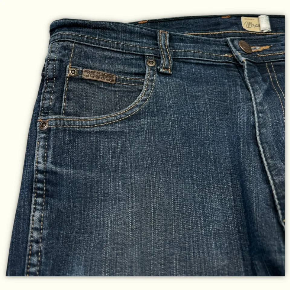 wrangler Vaqueros W30/L30 Azul Excelente Hombres (m194) - Imagen 3 de 4