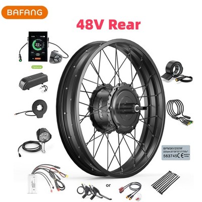 BAFANG 48V1000W172-180mm Rear Hub Motor  Wheel Hub Motor Bicycle Conversion Kit