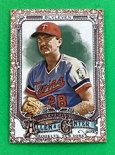 2025 Topps ALLEN & GINTER BERT BLYLEVEN  ORANGE  Foil Filigree   SSP 10/25  #341