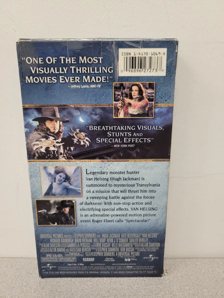Van Helsing (VHS, 2004). Kate Beckinsale, Hugh Jackman, Richard Roxburgh, Etc.  - Image 2 of 3