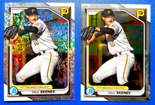 2024 Bowman Chrome Prospects  Paul Skenes Rookies  Mini-Diamond Refractor & Base