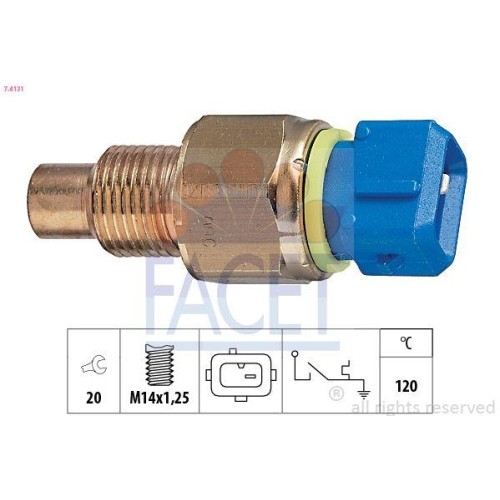 Liquide de refroidissement en surchauffe ? Installez le contact thermique Facet 7.4131