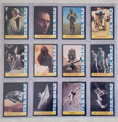 PARTIAL SET (12/16): 1977 Star Wars Wonder Bread SPECIAL INSERT PROMO CARDS RARE