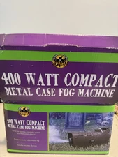 Spirit Halloween Black Indoor Fog Machine FM400-A 400 Watt Compact & Timer VGC