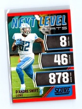2021 Score #NL21 D'Andre Swift Next Level Stats Red