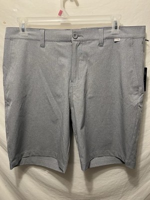 New Travis Mathew Golf Shorts Men's Sz 38 Gray Polyester Blend Stretch NWT A6