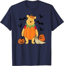 Winnie The Pooh Halloween Big Pumpkin Pooh T-Shirt