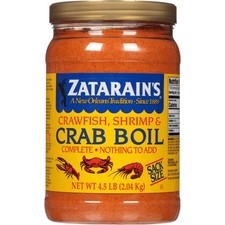 Zatarain's Kosher Crawfish, Shrimp  Crab Boil, 4.5 lb Jar