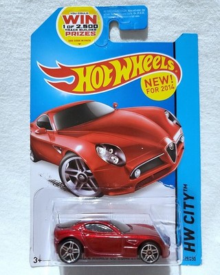 Hot Wheels City Alfa Romeo 8C Competizone #29 Red