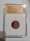 1976-S 1C SGS PR70CAM - Lincoln Memorial Cent PROOF CAMEO