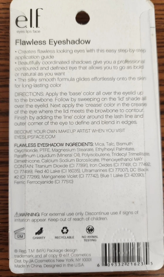 1 PIECE NEW & SEALED ELF FLAWLESS EYESHADOW 21623 TANTALIZING TAUPE 0.14oz - Image 3 of 4