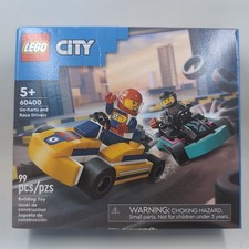LEGO City Go-Karts and Race Drivers Toy Set for Kids 60400 NEW Factory Sealed