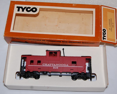VINTAGE HO TYCO CHATTANOOGA CABOOSE 506 W ORIGINAL BOX 328-15 READ DESCRIPTION