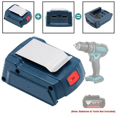 USB Power Ladegerät Konverter Netzteil für Bosch 18V 3/4A Li-Ion Akku
