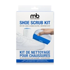Moneysworth and Best Shoe Scrub Kit | Cleaning Solution and Microfiber Cloth