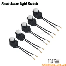 5Pcs Front Handlebar Brake Light Switch For Harley Softail Deluxe FLSTN Dyna FXD