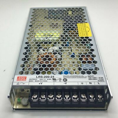 1PC New MeanWell Switching Power Supply LRS-200-24 #E7