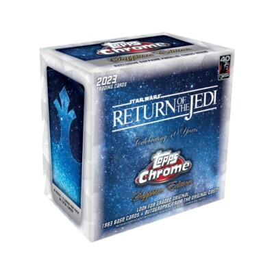 Topps Star Wars Chrome Sapphire Return of the Jedi 40th Celebration 2023 Box