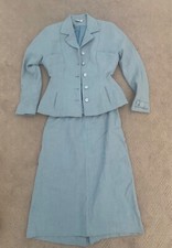Women s vintage style skirt suit set powder blue new condition size XS/S